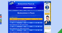 Desktop Screenshot of monteurzimmer-plauen.de